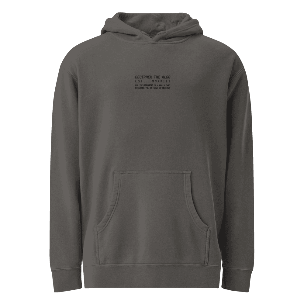 founder font logo hoodie